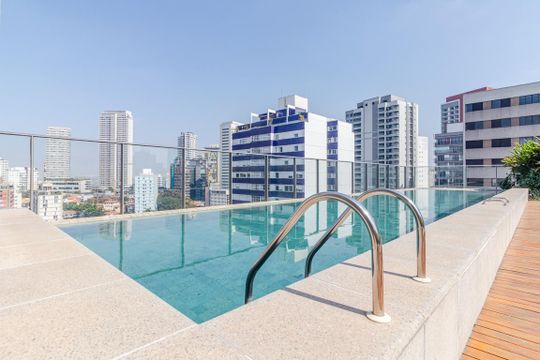 Área comum - Piscina de kitnet/studio à venda com 1 quarto, 25m² em Perdizes, São Paulo