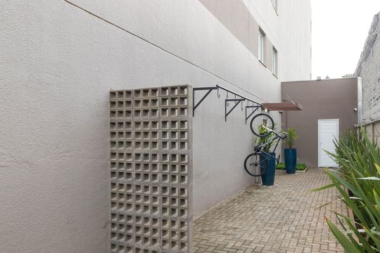 Bicicletário de kitnet/studio à venda com 1 quarto, 25m² em Barra Funda, São Paulo
