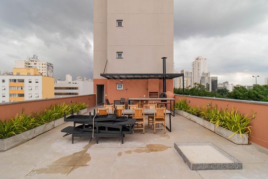 Churrasqueira de kitnet/studio à venda com 1 quarto, 25m² em Barra Funda, São Paulo
