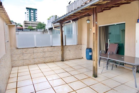 Cobertura - Àrea Externa de apartamento à venda com 4 quartos, 140m² em Cinquentenario, Belo Horizonte