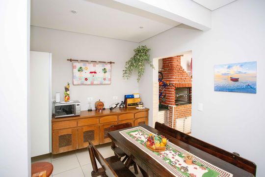 Espaço Gourmet de casa à venda com 3 quartos, 130m² em Centro, Diadema