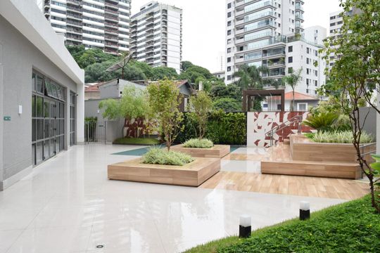 Área comum de kitnet/studio à venda com 1 quarto, 27m² em Pompeia, São Paulo