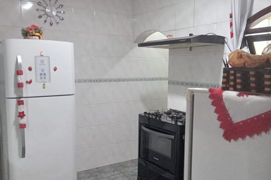 Cozinha de casa à venda com 3 quartos, 169m² em Jardim Las Vegas, Santo André