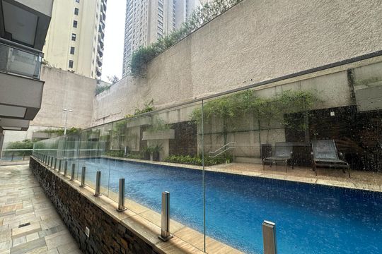 Área comum - Piscina de apartamento para alugar com 1 quarto, 49m² em Alphaville Industrial, Barueri