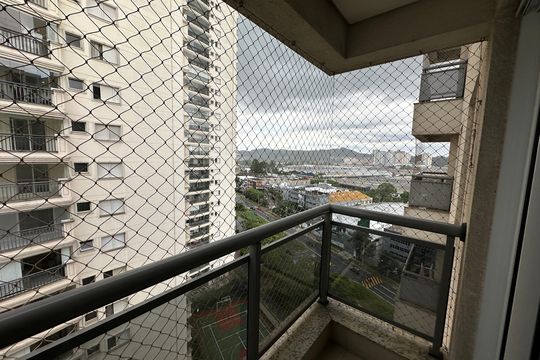 Varanda da Sala de apartamento para alugar com 1 quarto, 49m² em Alphaville Industrial, Barueri