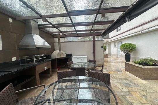 Área comum - Churrasqueira de apartamento para alugar com 1 quarto, 49m² em Alphaville Industrial, Barueri