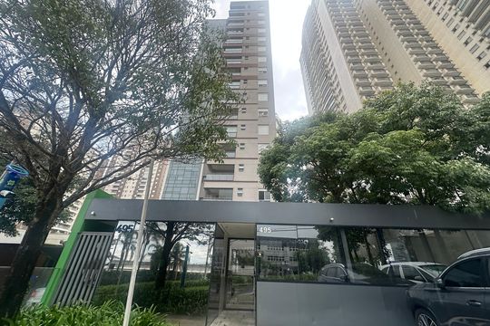 Fachada de apartamento para alugar com 1 quarto, 49m² em Alphaville Industrial, Barueri
