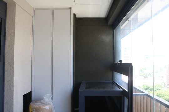 Varanda de kitnet/studio à venda com 1 quarto, 26m² em Perdizes, São Paulo