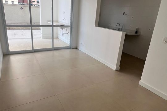 Sala/Cozinha de apartamento à venda com 2 quartos, 142m² em Vila Suzana, São Paulo