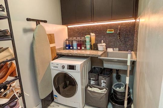 Área de serviço de apartamento à venda com 2 quartos, 91m² em Parque Sao Vicente, Santo André