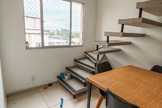 Sala de jantar de apartamento à venda com 2 quartos, 91m² em Parque Sao Vicente, Santo André
