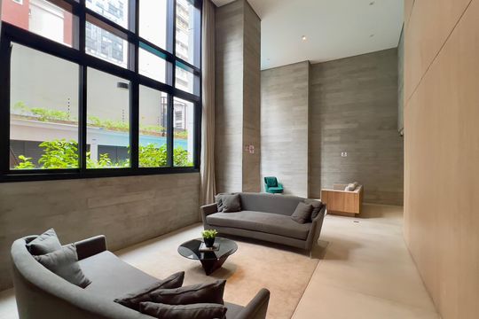 Área comum de apartamento para alugar com 1 quarto, 37m² em Pinheiros, São Paulo