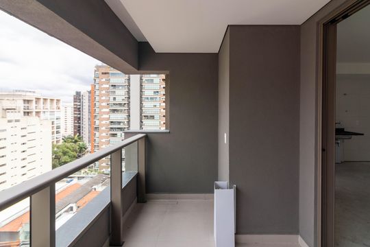 Varanda de apartamento à venda com 3 quartos, 119m² em Moema, São Paulo