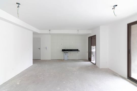 Sala/Cozinha de apartamento à venda com 3 quartos, 111m² em Moema, São Paulo