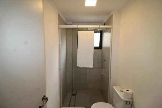 Banheiro de kitnet/studio à venda com 1 quarto, 30m² em Santana, São Paulo