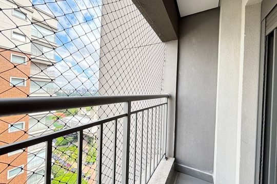 Suíte varanda de apartamento à venda com 2 quartos, 65m² em Indianópolis, São Paulo