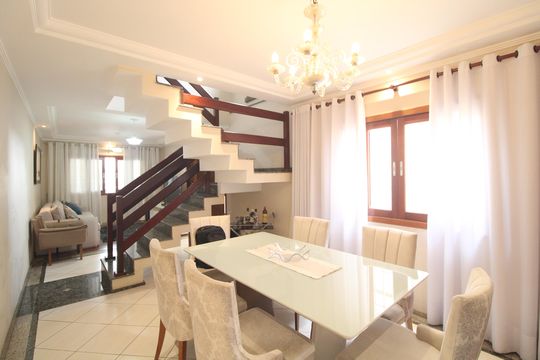 Sala de jantar de casa à venda com 3 quartos, 133m² em Jardim Palmares (zona Sul), São Paulo