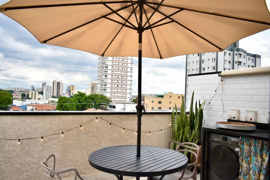 Varanda de apartamento à venda com 1 quarto, 51m² em Vila da Saúde, São Paulo