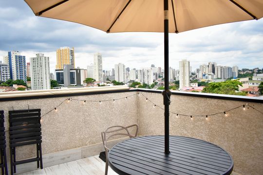 Varanda de apartamento à venda com 1 quarto, 51m² em Vila da Saúde, São Paulo