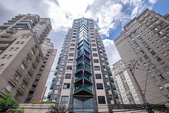 Fachada de apartamento para alugar com 1 quarto, 40m² em Pinheiros, São Paulo