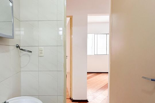 Banheiro Social de apartamento para alugar com 2 quartos, 49m² em Vila Jordanopolis, São Bernardo do Campo
