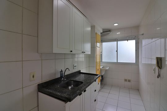 Cozinha e Área de Serviço de apartamento para alugar com 2 quartos, 55m² em Jardim Iraja, São Bernardo do Campo