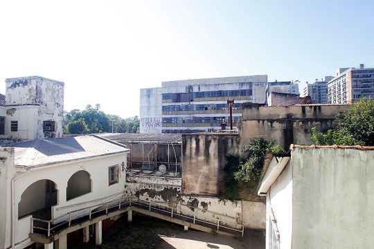 Sala Vista de apartamento à venda com 2 quartos, 55m² em Farroupilha, Porto Alegre