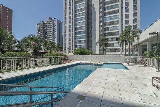 Área comum - Piscina de apartamento à venda com 3 quartos, 127m² em Jardim do Salso, Porto Alegre