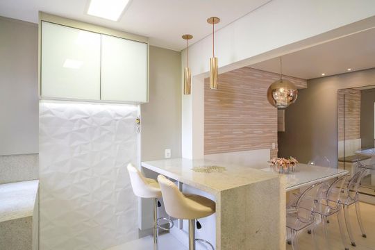 Cozinha de apartamento à venda com 2 quartos, 74m² em Santa Paula, São Caetano do Sul