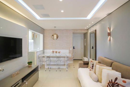 Sala de apartamento à venda com 2 quartos, 74m² em Santa Paula, São Caetano do Sul