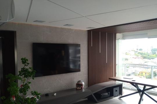 Sala de apartamento à venda com 2 quartos, 65m² em Vila Rosalia, Guarulhos