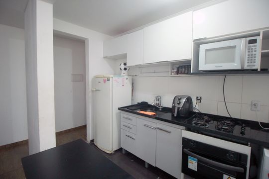 Cozinha de apartamento para alugar com 2 quartos, 54m² em Utinga, Santo André