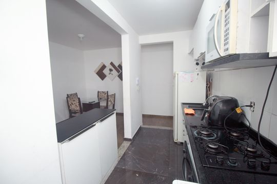 Cozinha de apartamento para alugar com 2 quartos, 54m² em Utinga, Santo André