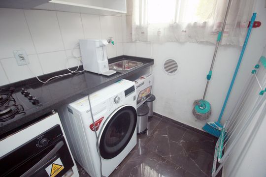 Área de Serviço de apartamento para alugar com 2 quartos, 54m² em Utinga, Santo André