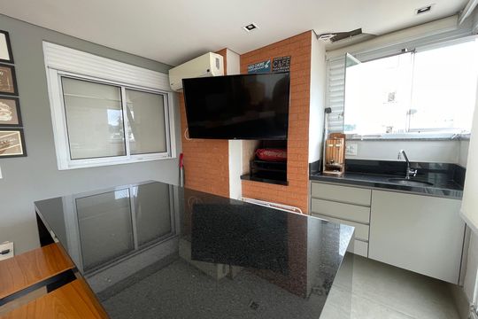 Varanda da Sala de apartamento à venda com 2 quartos, 87m² em Jaguaré, São Paulo