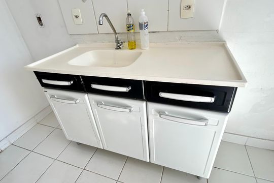 Cozinha de apartamento para alugar com 2 quartos, 78m² em Centro, Guarulhos