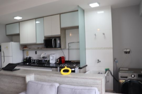 Cozinha de apartamento para alugar com 1 quarto, 44m² em Melville Empresarial Ii, Barueri