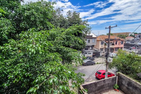 Vista da Sala de casa à venda com 3 quartos, 75m² em Olaria, Rio de Janeiro