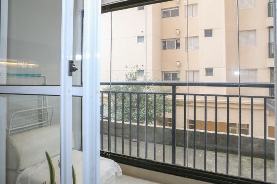 Sacada de apartamento à venda com 1 quarto, 59m² em Barra Funda, São Paulo