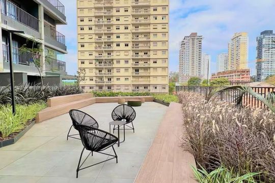 Área comum de apartamento à venda com 1 quarto, 29m² em Santo Amaro, São Paulo