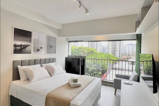 Apartamento à venda com 1 quarto, 29m² em Santo Amaro, São Paulo