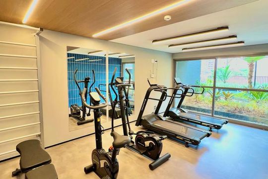 Área comum de apartamento à venda com 1 quarto, 29m² em Santo Amaro, São Paulo