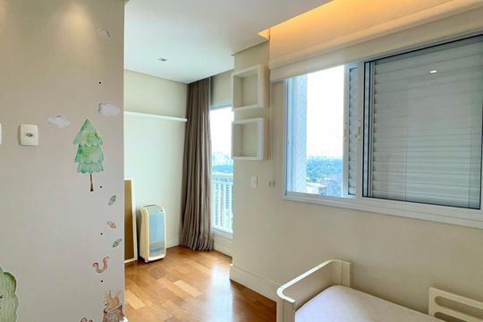 Suíte 1 de apartamento à venda com 2 quartos, 108m² em Pinheiros, São Paulo