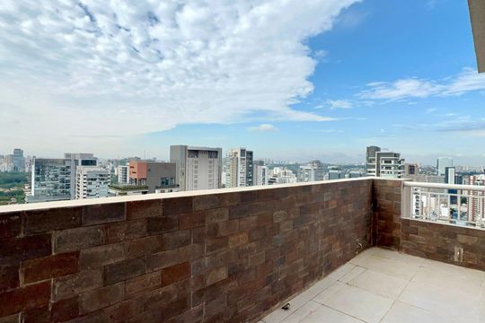 Varanda da Sala de apartamento à venda com 2 quartos, 108m² em Pinheiros, São Paulo