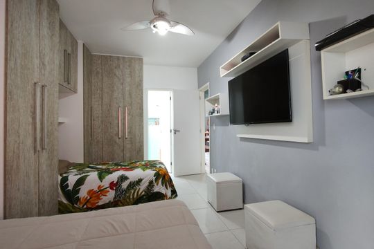 Quarto 2 - Suíte de casa de condomínio para alugar com 3 quartos, 306m² em Freguesia (jacarepaguá), Rio de Janeiro