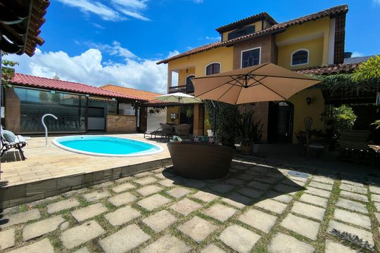 Quintal de casa de condomínio para alugar com 3 quartos, 306m² em Freguesia (jacarepaguá), Rio de Janeiro