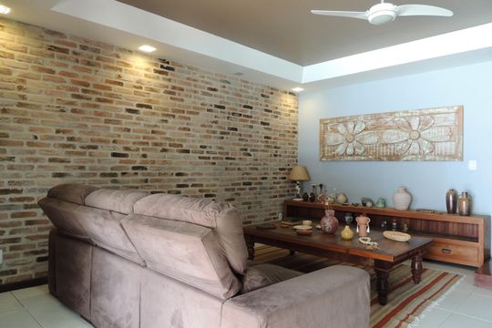 Sala de casa de condomínio para alugar com 3 quartos, 306m² em Freguesia (jacarepaguá), Rio de Janeiro