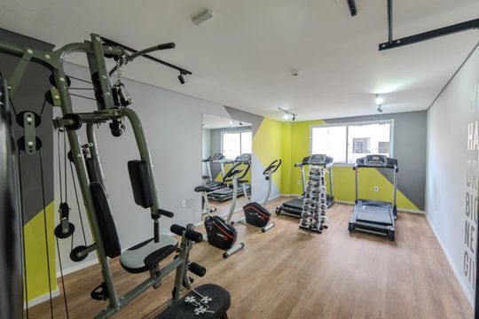 Área comum de kitnet/studio para alugar com 1 quarto, 24m² em Bela Vista, São Paulo