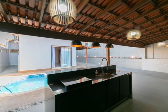 Área comum de casa à venda com 4 quartos, 360m² em Serrano, Belo Horizonte