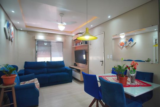 Sala de apartamento para alugar com 3 quartos, 60m² em São Miguel, São Leopoldo